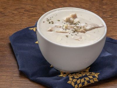 شوربة الدجاج بالكريمة